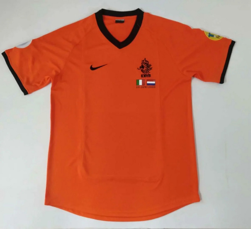 AAA Quality Netherlands 2000 EuroCup Home Soccer Jersey